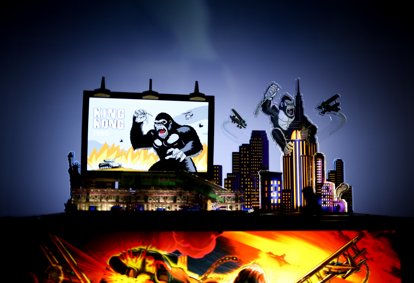King Kong "8th Wonder" Pinball Topper by TEP