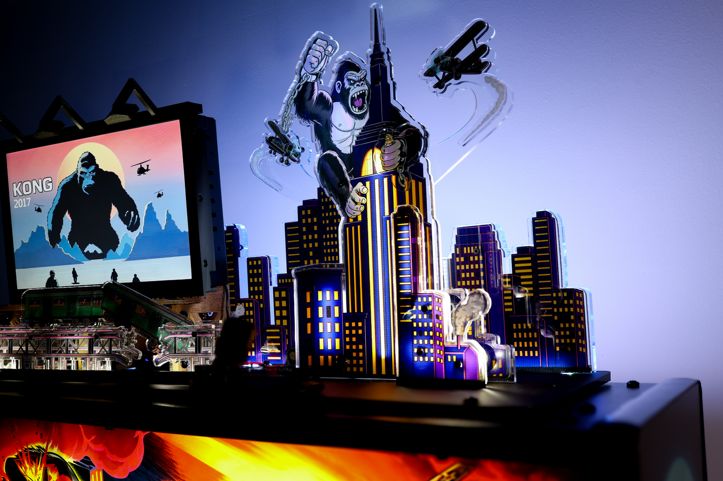 King Kong "8th Wonder" Pinball Topper by TEP