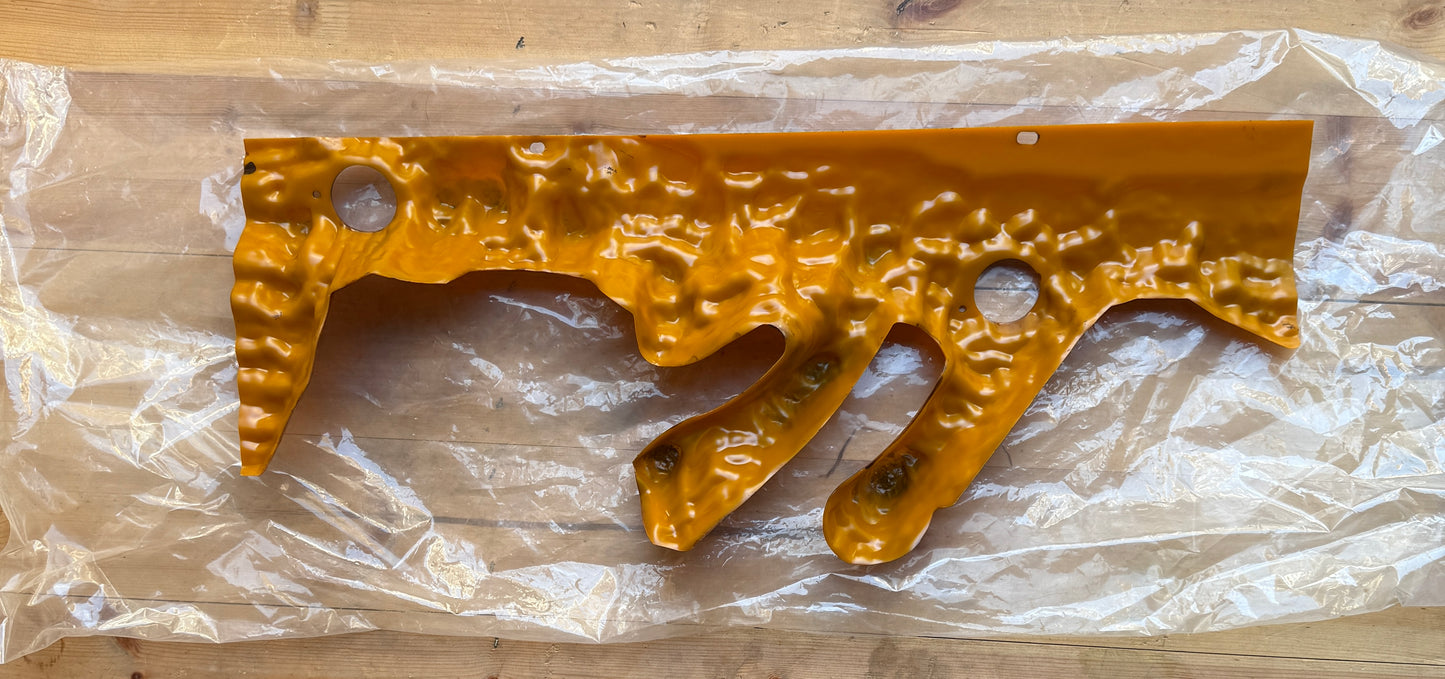 White Water pinball machine - mountain plastic for back of playfield