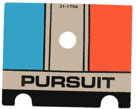 "Pursuit" decals for Judge dredd ramps