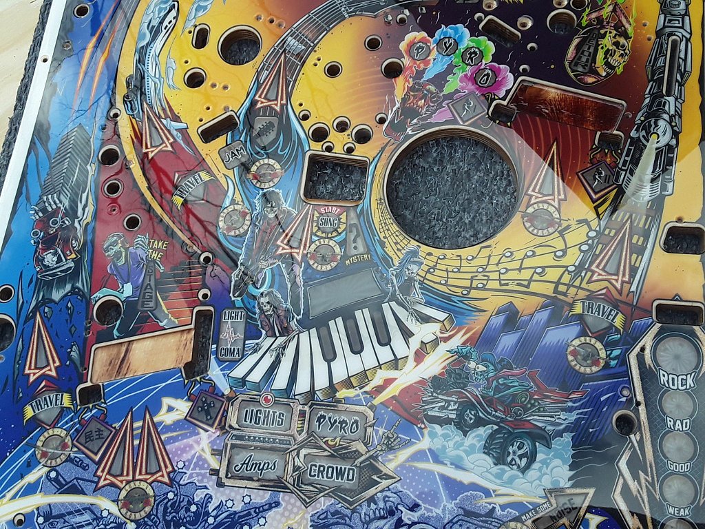 JJP Guns and Roses NOS playfields CE edition