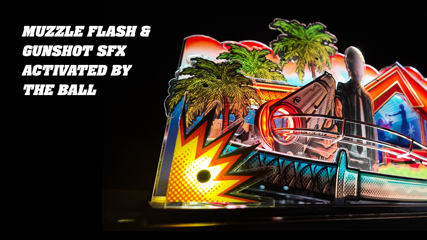 Pulp Fiction “Double Tap” Pinball Topper - Deposit