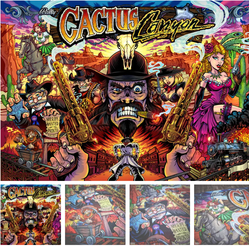 Cactus Canyon Limited edition poster by Brian Allen