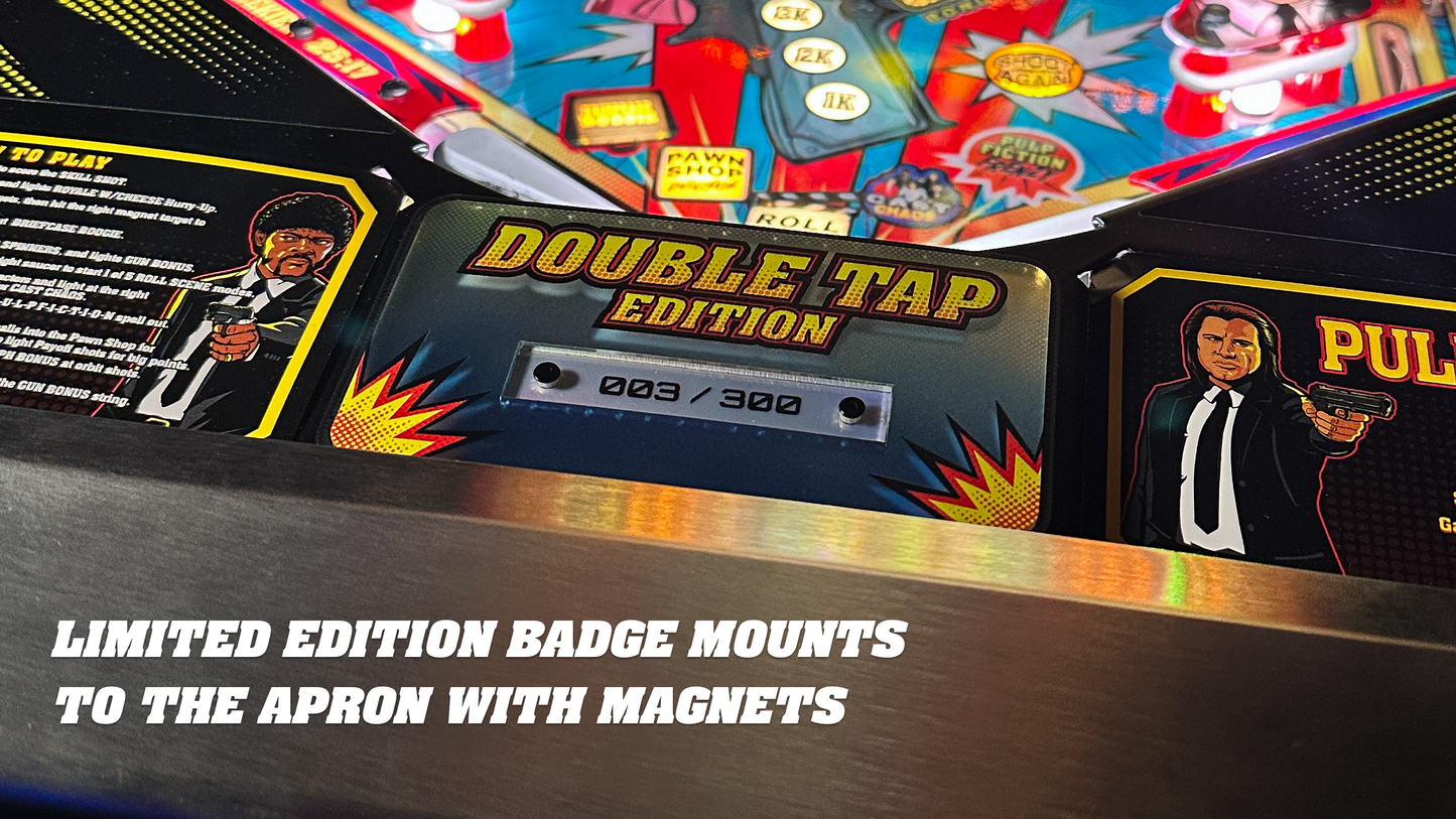 Pulp Fiction “Double Tap” Pinball Topper - Deposit