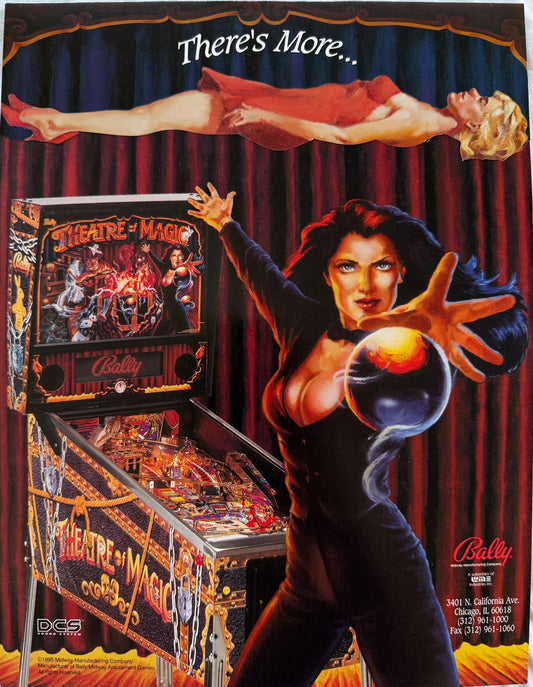 Theatre of Magic pinball flyer