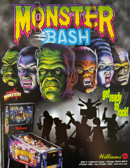 Original Monster bash flyer